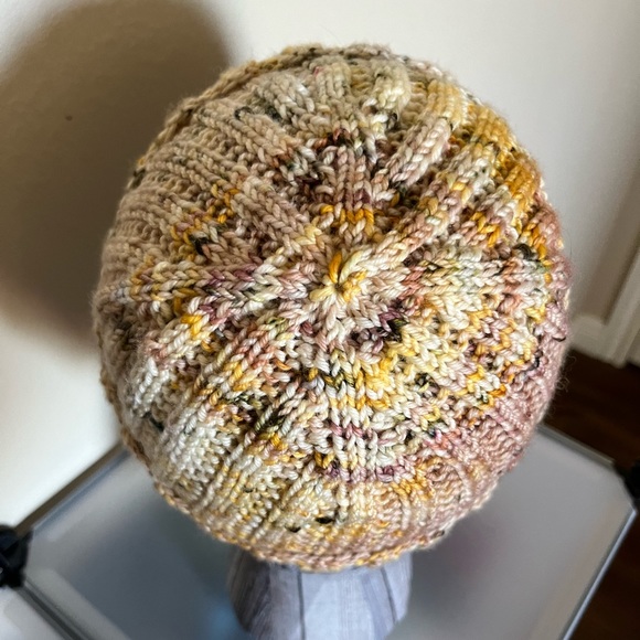 Hand Knit Wool Hat - Picture 2 of 3